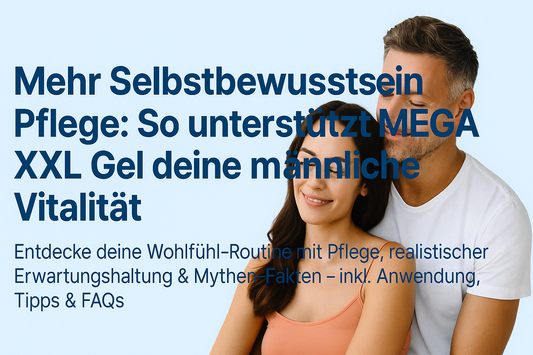Mehr Selbstbewusstsein und Intimpflege: MEGA XXL Gel – Pflege, Routine und Fakten
