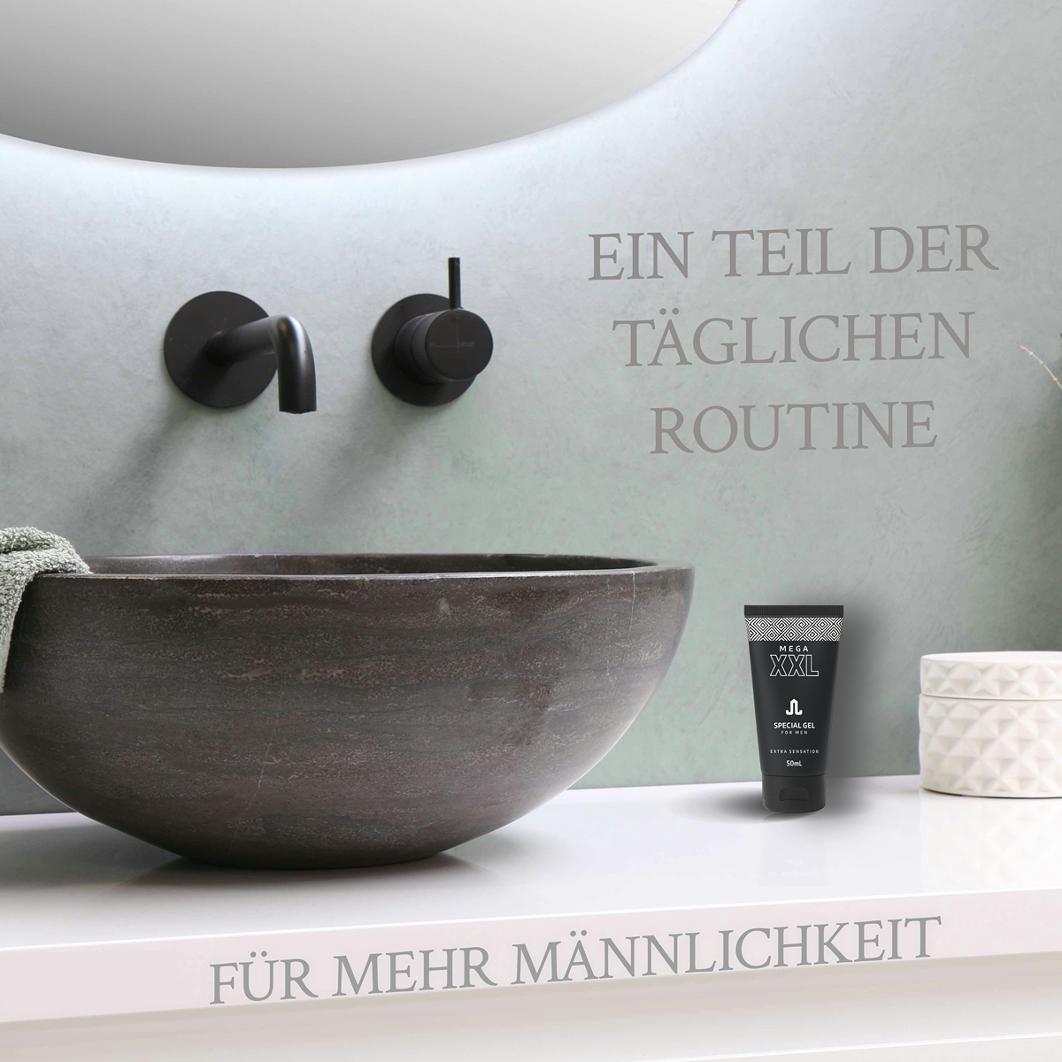 MEGA XXL – Intimpflege-Gel für Männer – Länge, Volumen & Pflege