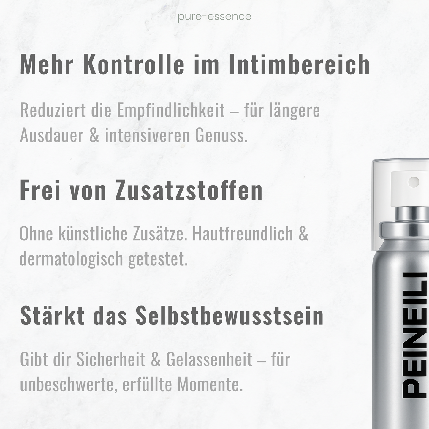 PEINEILI – Premium Verzögerungsspray für Männer