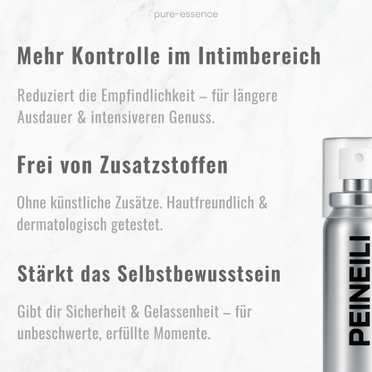 PEINEILI – Premium Verzögerungsspray für Männer