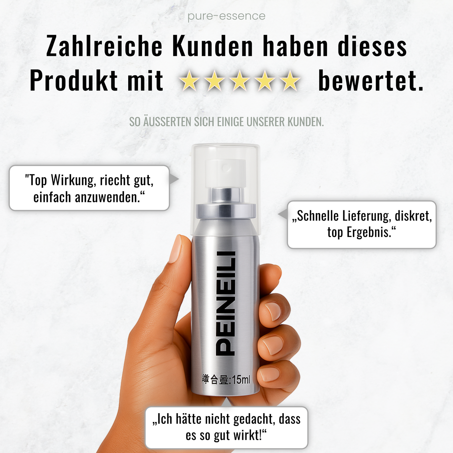 PEINEILI – Premium Verzögerungsspray für Männer