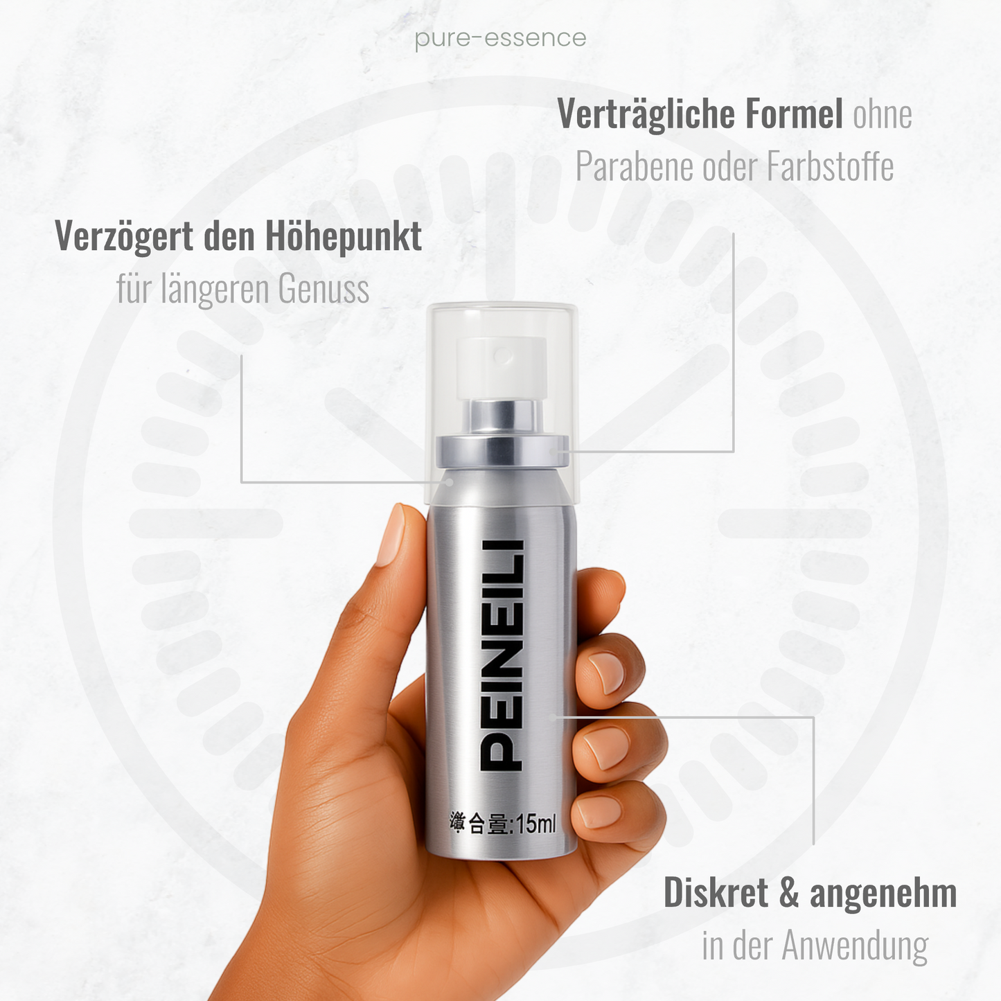 PEINEILI – Premium Verzögerungsspray für Männer